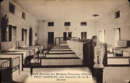 Delcampe - CPA Petit Noviciat Des Missions Francaises D'Orient Petit Castelet Pres Tarascon B Du R Dortoir - Tarascon