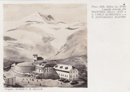 Delcampe - * PASSO DELLO STELVIO - Cappella E Albergo Perego 1939 - Sondrio