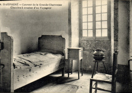 Delcampe - CPA Dauphine Couvent De La Grande Chartreuse Chambre A Coucher D'un Voyageur - Chartreuse