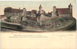 Delcampe - Nürnberg, Gesamtansicht Der Kgl. Burg - Nuernberg