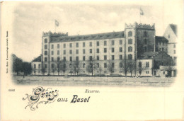 Delcampe - Gruss Aus Basel - Kaserne - Other & Unclassified