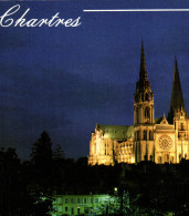 Delcampe - CPM Les Merveilles De Chartres Eure Et Loir La Cathedrale XII XIII Siecle Illuminee - Chartres