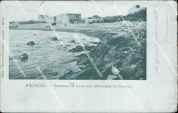 Delcampe - Az451 Cartolina Bagnoli Spiaggia Di Coroglio Inizio 900 Napoli Campania - Napoli (Neapel)