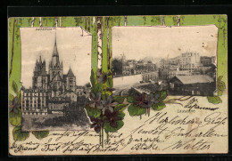 Delcampe - AK Lausanne, Teilansicht Und Kathedrale - Lausanne