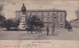 Delcampe - PISA: Piazza Vittorio Emanuele II  1903 - Pisa