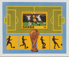 Delcampe - Ghana 1982 FIFA World Cup Football In Spain Souvenir Sheet MNH/**. Postal Weight 0,04 Kg. Please Read Sales Conditions U - 1982 – Espagne