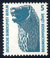 Delcampe - 863 Sehenswürdigkeiten 5 Pf Löwenstandbild, Postfrisch ** - Ungebraucht