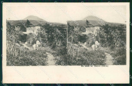 Delcampe - Napoli Città Vesuvio Stereoview Cartolina RB8696 - Napoli (Neapel)