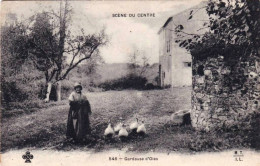 Delcampe - Agriculture - Scene Du Centre - Gardeuse D'oies - Breeding