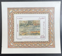 Delcampe - Algérie 1998 YT Bl. BF 9 Expo 98 Lisboa Lisbonne Mosaïque Antique Poissons Pax Concordia Archéologie - Fishes