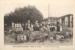 Delcampe - A5789 France Saint Julien De Quiberon Colonie De Vacances Cpa - Quiberon
