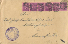 Delcampe - Los Vom  02.11  Heimatbeleg  Bensheim 1923 - Brieven En Documenten