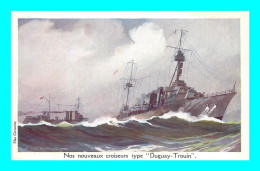 Delcampe - A928 / 423 ILLUSTRATEUR HAFFNER Nos Nouveaux Croiseurs Type DUGUAY TROUIN ( Bateau ) - Haffner