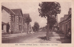 Delcampe - Z++ Nw-(72) PARIGNE L'EVEQUE  - ROUTE DU MANS - LES VILLAS - Altri & Non Classificati