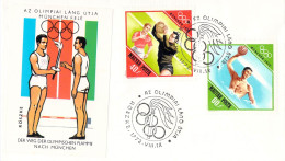Delcampe - Hungary Torch Relay Cover 1972 München Olympic Games - Röszke. Postal Weight 0,04 Kg. Please Read Sales Conditions Under - Summer 1972: Munich