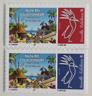 Delcampe - CAGOU PERSONNALISE LOGO OPT SALON DES COLLECTIONNEURS 2017 N° 1301 & 1302 COTE 60 EUROS SUR YVERT 2026 - Unused Stamps