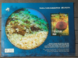 Delcampe - 2024 - Portugal - MNH - Underwater Fauna & Flora - EUROPA - Azores - Souvenir Sheet Of 1 Stamp - Recycled Paper - Blocks & Sheetlets