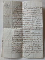 Delcampe - MURET (31) - Acte Notarié 1817 - Vente D'immeubles à  Labarthe - - TBE - Matasellos Generales