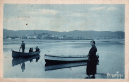 Delcampe - CPA - HENDAYE - Petit Quai D'où L'on S'embarque Pour FONTARABIE (Espagne) - Edition R.Bergevin - Hendaye