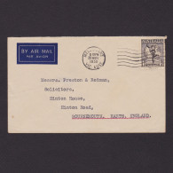 Delcampe - AUSTRALIA 1950, Air Mail Cover From Melbourne To Bournemouth England - Covers & Documents