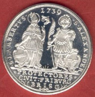 Delcampe - ** MEDAILLE  S. LAMBERTVS  -  S. ALEXANDER  - FRIBVRG  1739  - 1980 ** - Other & Unclassified