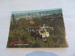 Delcampe - LINZ AN DER DONAU POSTLINGBERGBAHN  ( AUSTRIA OSTERREICH ) EMECKTRISCHE SHCIENENBAHN  ANIMEES - Linz Pöstlingberg