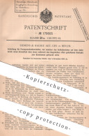 Delcampe - Original Patent - Siemens & Halske AG Berlin | Schaltung Für Fernsprechnebenstelle | Fernsprecher , Telefon , Telegraphy - Documents Historiques