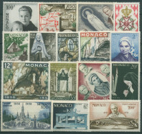 Delcampe - Monaco 1958 Kompletter Jahrgang (587/02) Postfrisch (SG61821) - Full Years