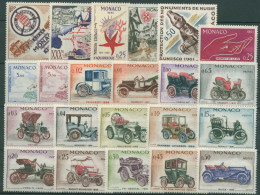 Delcampe - Monaco 1961 Kompletter Jahrgang (629/64) Postfrisch (SG61823) - Full Years