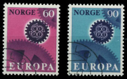 Delcampe - NORWEGEN 1967 Nr 555-556 Gestempelt X9D1466 - Used Stamps
