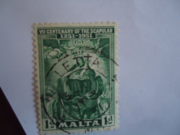 Delcampe - MALTA   USED  STAMPS  1951  WITH POSTMARK VALETTA - Malta