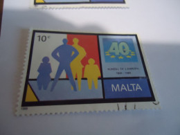 Delcampe - MALTA   USED     STAMPS 1989  WORKERS - Malta