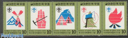 Delcampe - Korea, South 1975 Scouting 5v [::::], Mint NH, Sport - Scouting - Korea (Süd-)