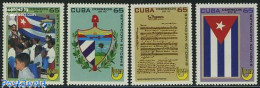 Delcampe - Cuba 2010 UPAEP, National Symbols 4v, Mint NH, History - Performance Art - Coat Of Arms - Flags - Music - Staves - U.P.. - Nuovi