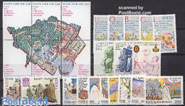 Delcampe - Vatican 1986 Year Set 1986 (24v), Mint NH - Neufs