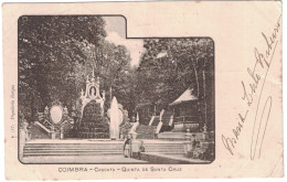 Delcampe - Portugal - Lisboa - Coimbra - Cascata - Quinta De Santa Cruz - Carte Postale Pour La France - 1904 - Lisboa