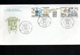 Delcampe - TAAF LETTRE FDC DE ALFRED FAURE 1985 - 30 ANS DU TERRITOIRE - FDC