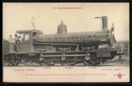 Delcampe - CPA Machine Série 10 Pour Trains De Marchandises En Service à Troyes, Chemin De Fer - Treni