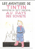 Delcampe - CPM - EDITIONS ARNO - TINTIN AU PAYS DES SOVIETS - Dessin De HERGE - Comicfiguren