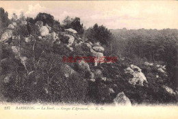 Delcampe - CPA BARBIZON - LA FORET - GORGES D'APREMONT - Barbizon