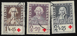 Delcampe - 1935 Red Cross  Michel FI 188 - 190 Stamp Number FI B18 - B20 Yvert Et Tellier FI 180 - 182 Used - Gebruikt