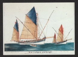 Delcampe - Illustrateur - Voiliers En Pleine Mer - En Calme . Au Large (L.S.1088 Et L.S.1090) - Segelboote