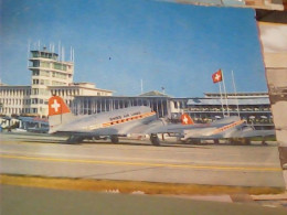 Delcampe - Svizzera SWITZERLAND SUISSE POSTCARD FLUGHAFEN KLOTEN VB1954 KO595 - Kloten