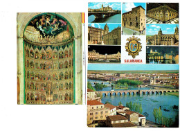 Delcampe - Lot 6 Cpm - Espagne - España - Salamanca - VUE PANORAMIQUE DES PONTS Cathédrale Retable - Salamanca