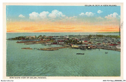 Delcampe - AXXP14-1476-PANAMA - COLON - Bird's Eye View Of Colon - Panama