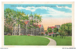 Delcampe - AXXP14-1423-ETATS-UNIS - PEORIA - Horology Building And Bradley Hall - Bradley Polytechnic Institute - Peoria