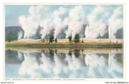 Delcampe - AXXP13-1313-ETATS-UNIS - YELLOWSTONE PARK - Geysers In Eruption - Upper Geyser Basin - Yellowstone