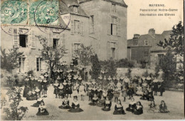 Delcampe - 53 :  Mayenne :  Pensionnat Notre Dame  : Récréation Des élèves   ///  Ref.  Oct. 25  ///  N° 32.998 - Mayenne