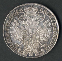 Delcampe - ½ Thaler, 1765, Hall, Erhaltung SS, Silber, 14 Gr, KM 1821 - Austria