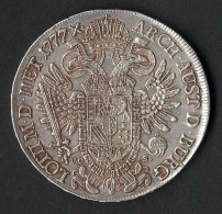 Delcampe - Thaler, 1777 F, Silber, SS, 27,9 Gr, KM 2074 - Austria